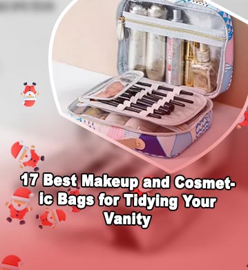 Folding cosmetic bag