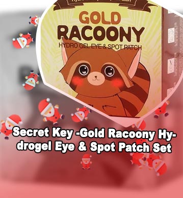 Gold racoony hydro gel and spot patch