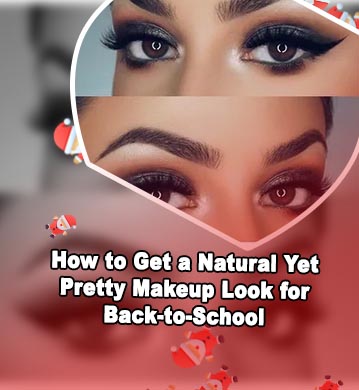 Light natural eye makeup