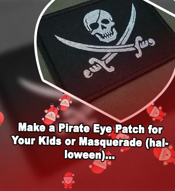 Pirate with patch over eye