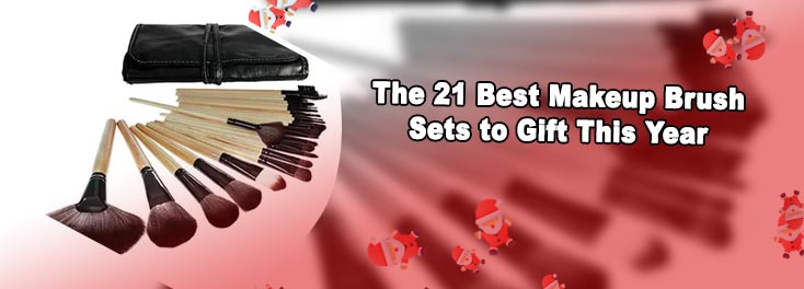 Professional makeup brush set