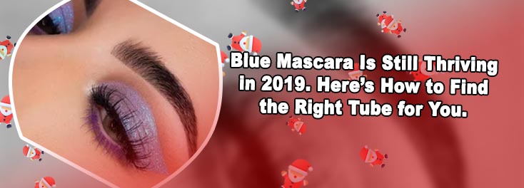 Purple mascara brown eyes