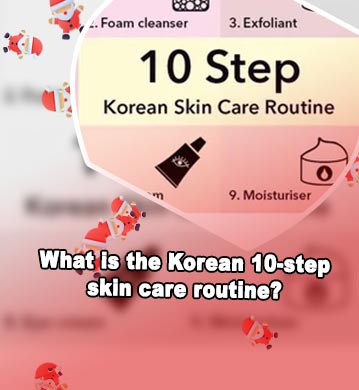 Routine korean skin care